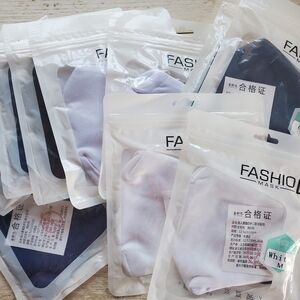 Solid Colored Face Mask, 10pk